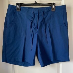 J. Jill Blue Stretch Shorts, Size 12